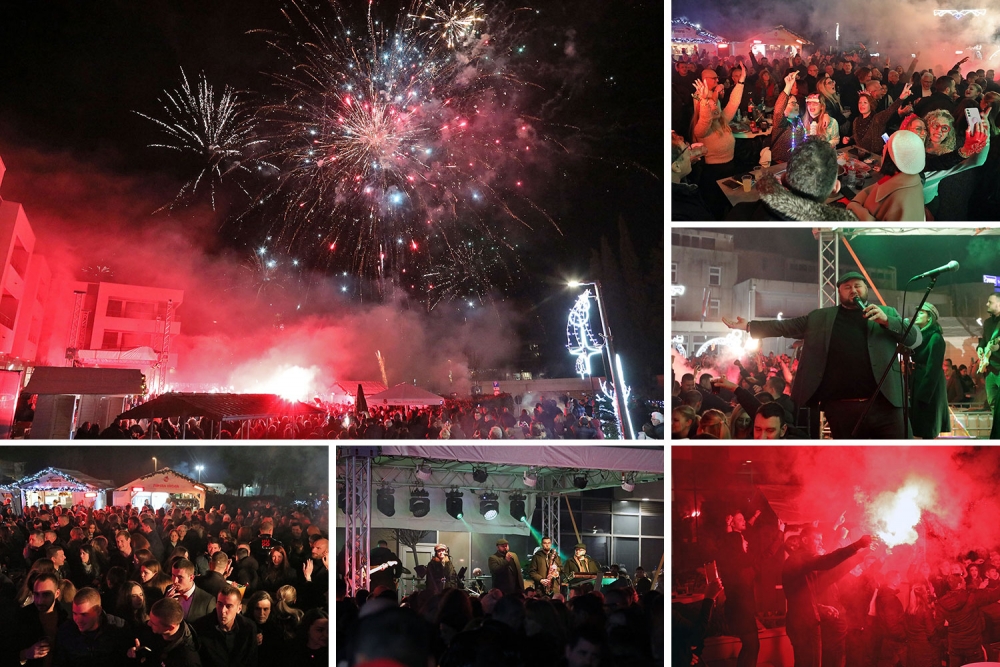 Festa u Srebrenom; Župljani uz Branka Medaka i vatromet u&scaron;li u 2025. godinu (FOTO/VIDEO)