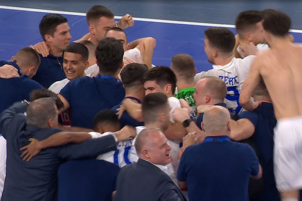 Slavlje u Ljubljani; Osvojena prva futsal medalja, Hrvatska je brončana na Europskom prvenstvu