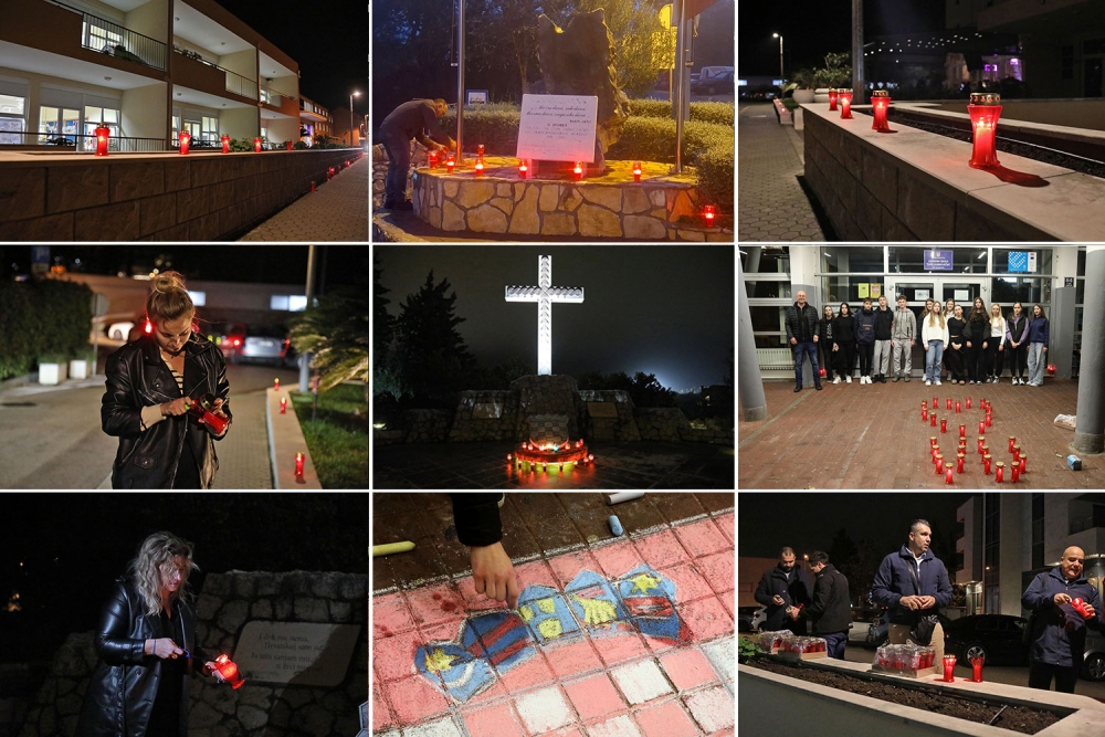 U Župi večeras Vukovar svijetli; Upaljene svijeće u spomen na žrtve Grada heroja i &Scaron;kabrnje (FOTOGALERIJA)