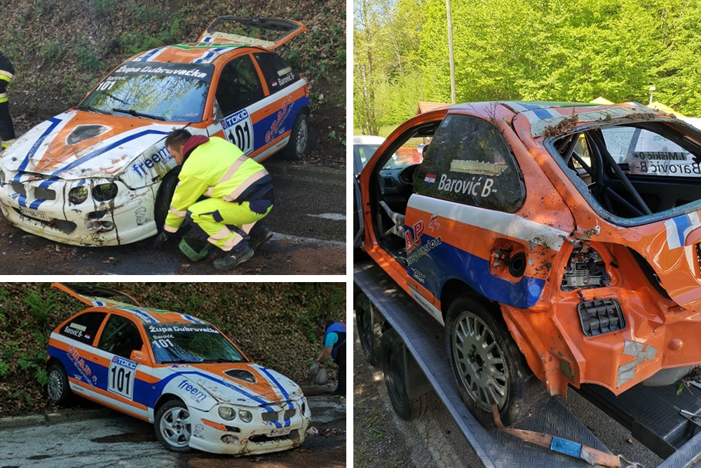 Barović izletio sa staze na Sljemenu - "Auto lo&scaron;e izgleda, ma ako se naljutim vozimo na Skradinu" (FOTO)