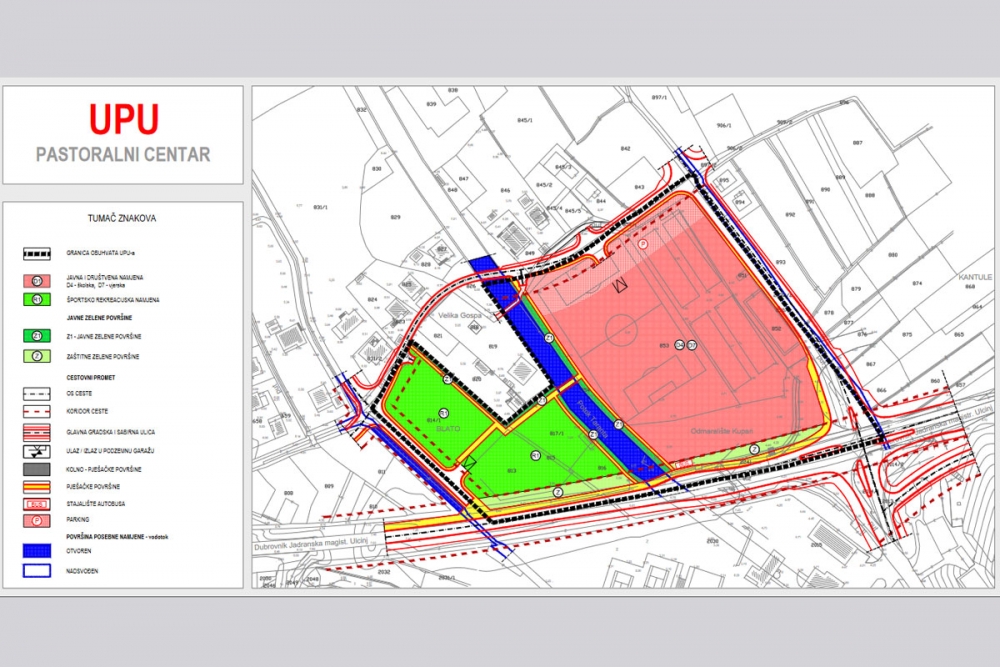 Izmjene i dopune UPU-a Pastoralni centar - Objava ponovne javne rasprave, javni uvid i javno izlaganje