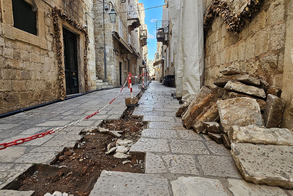 Vodovod; Radovi na Aglomeraciji Dubrovnik odvijaju se na desetak lokacija diljem Dubrovnika